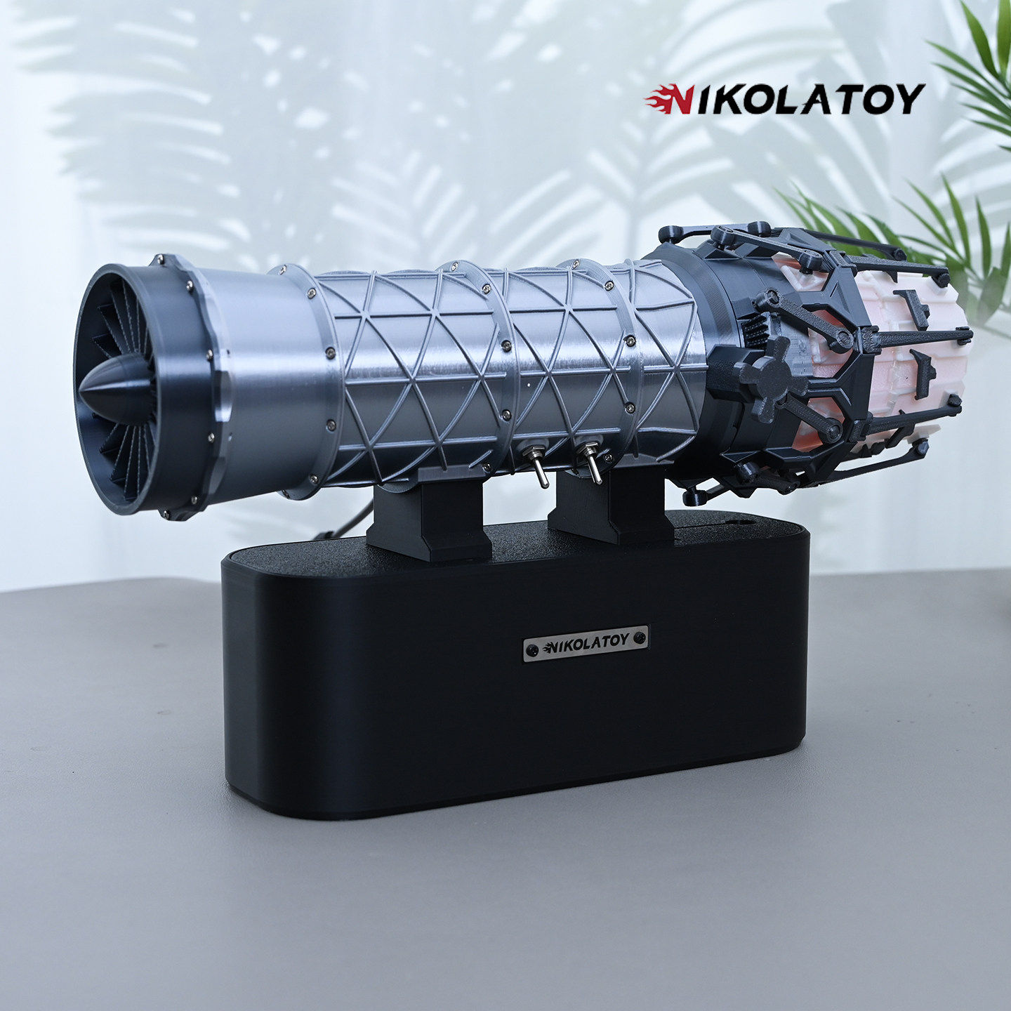 Office Tech Gifts - NIKOLATOY Turbofan-motormodel Vector Nozzle Turbine Spray