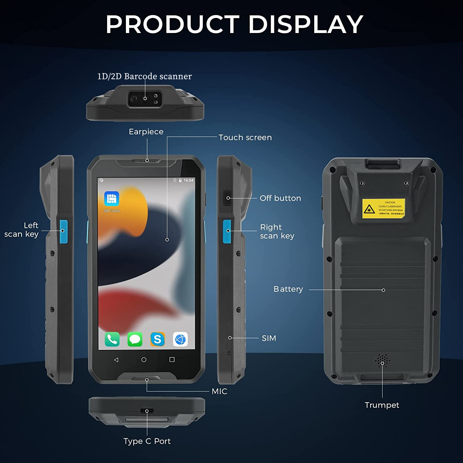 Android 9 4G Robuuste Draadloz - Barcode Scanner 2D recensie en prijs