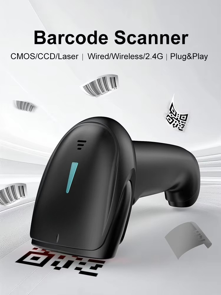 USB Draadloos voor 2.4G Barcod - Barcode Scanner 2D recensie en prijs