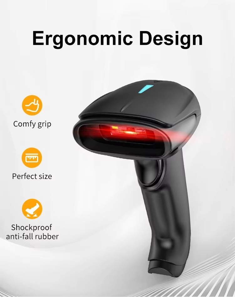 USB Draadloos voor 2.4G Barcod - Barcode Scanner 2D recensie en prijs