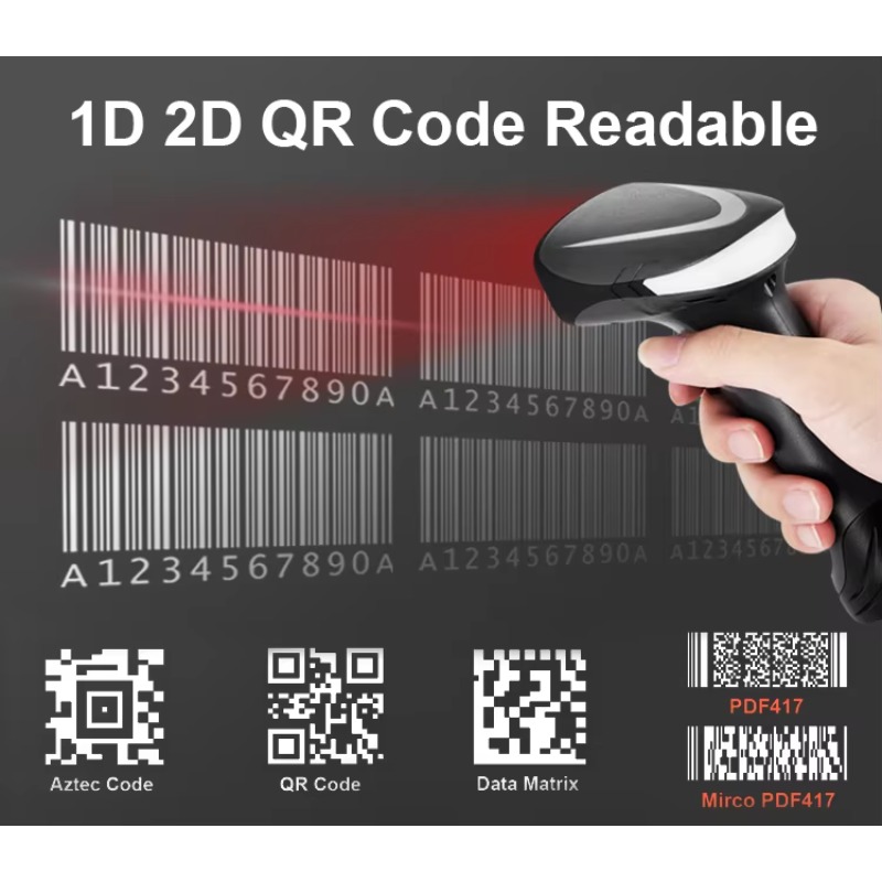 Handheld USB bedrade 1D 2D bar - Barcode Scanner 2D recensie en prijs