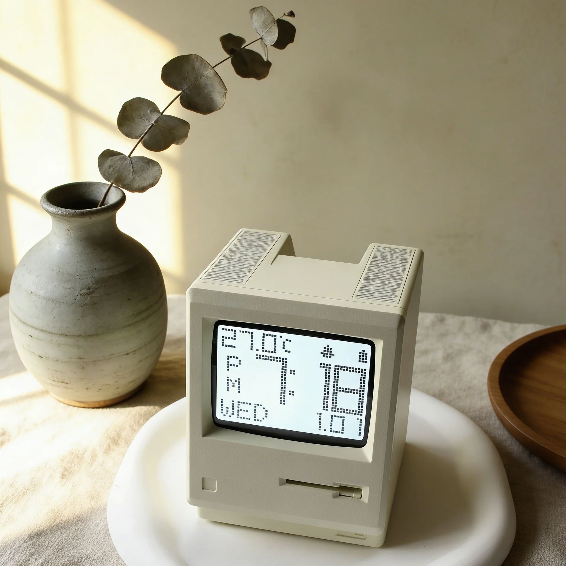 Retro nostalgische Maclock wek - Office Tech Gifts recensie en prijs